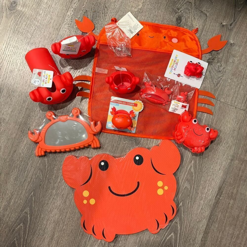 Kid's Crab Bath Set 10 Pieces